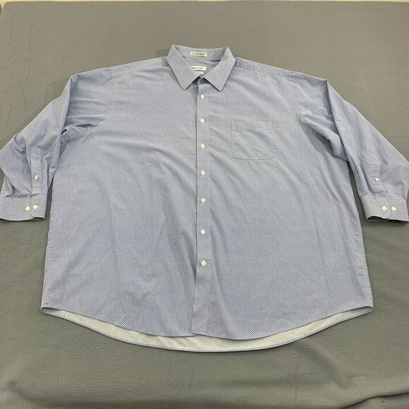 Pierre Cardin Button Shirt Mens 3XL Big XXXL Circles Long Sleeve Regular Fit - Picture 1 of 16